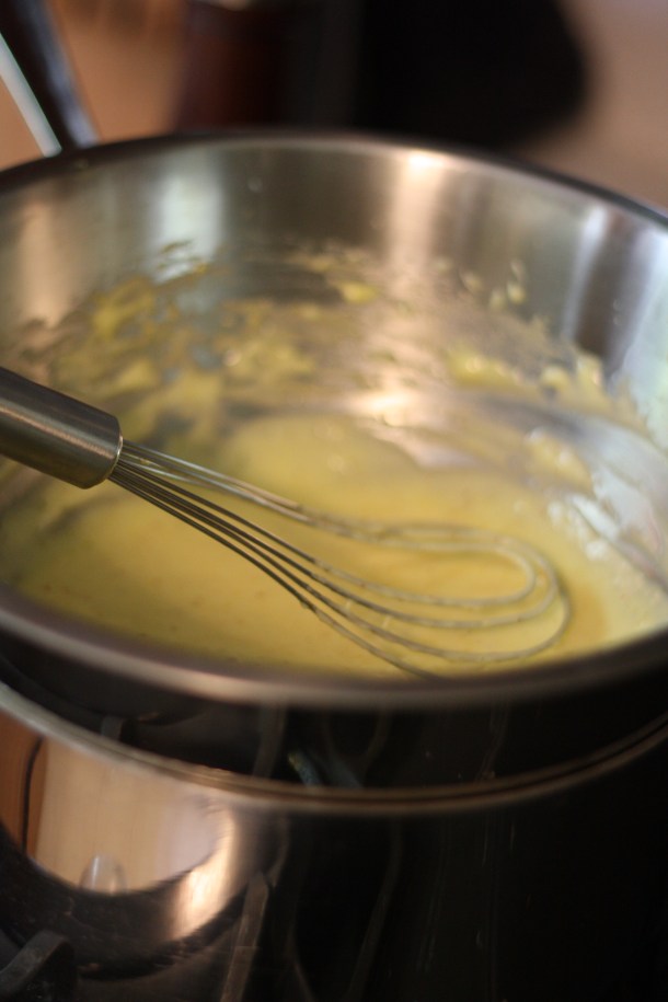 Holding finished sauce